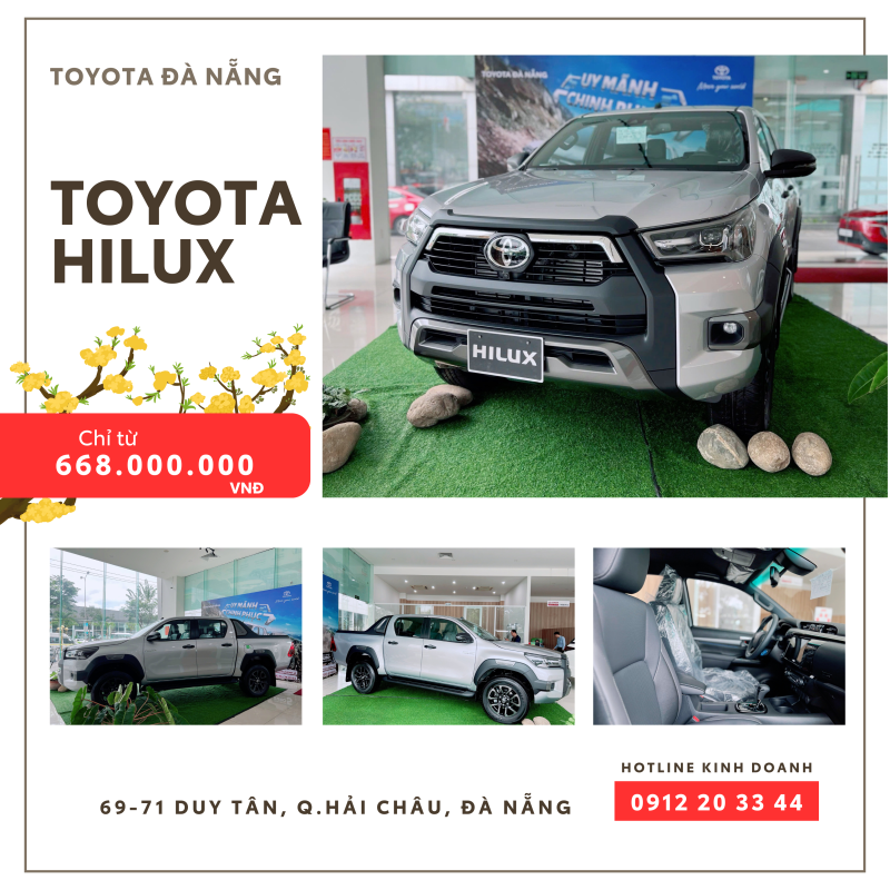 Giá xe Toyota Mới Nhất 2025 tại Đà Nẵng, Chương trình Ưu Đãi, Hỗ trợ trả góp...? 40 10