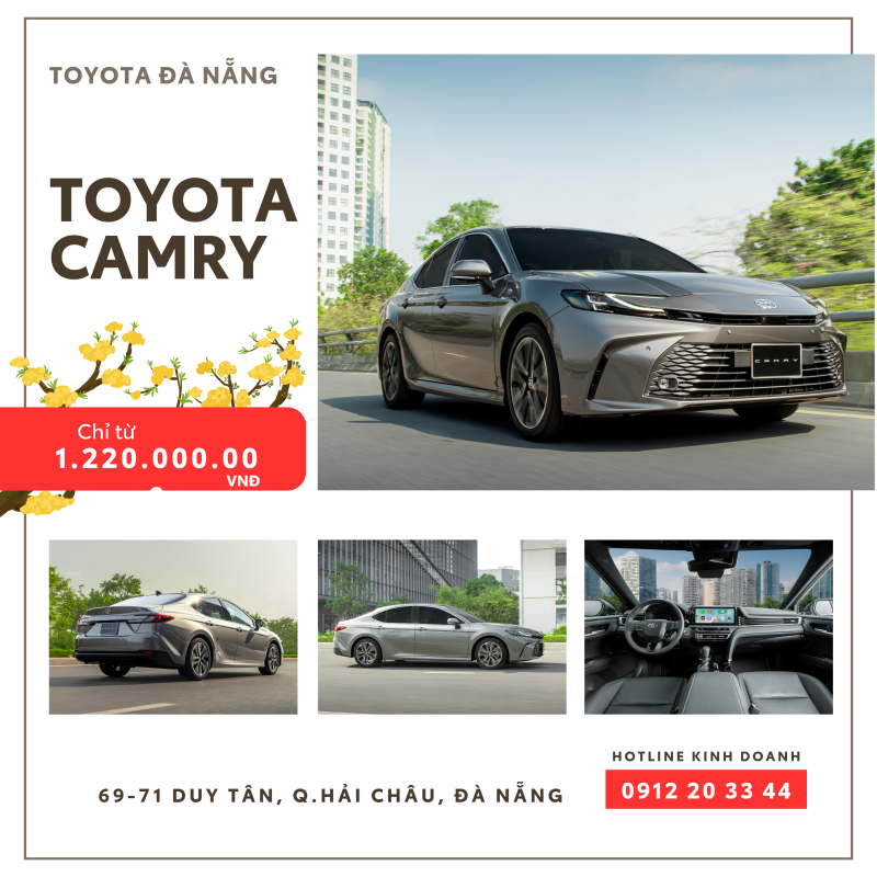 Giá xe Toyota Mới Nhất 2025 tại Đà Nẵng, Chương trình Ưu Đãi, Hỗ trợ trả góp...? 23 giá xe toyota 2025 đà nẵng
