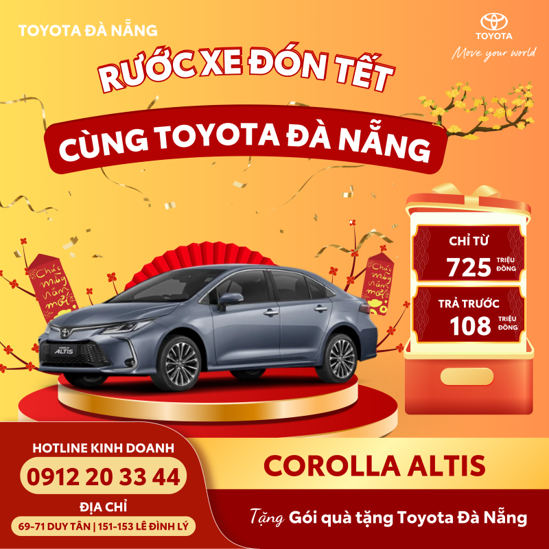 Giá xe Toyota Mới Nhất 2025 tại Đà Nẵng, Chương trình Ưu Đãi, Hỗ trợ trả góp...? 21 6 1