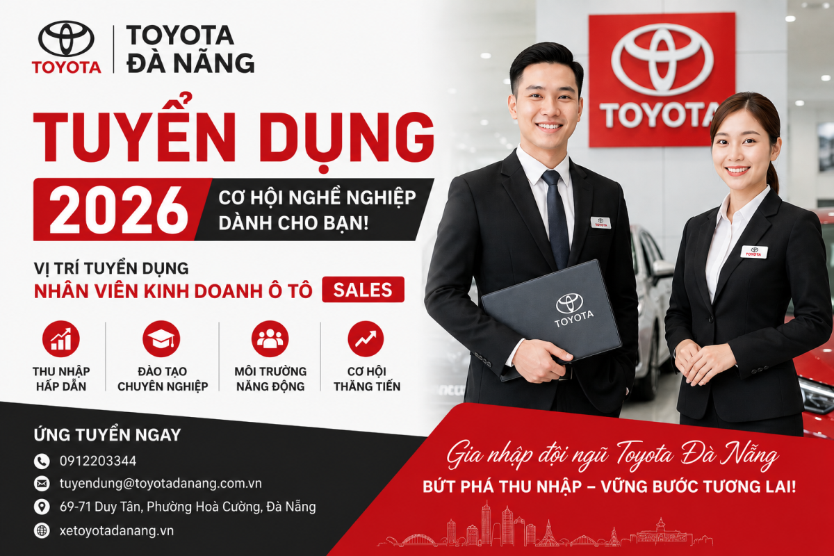 toyota đà nẵng tuyển dụng