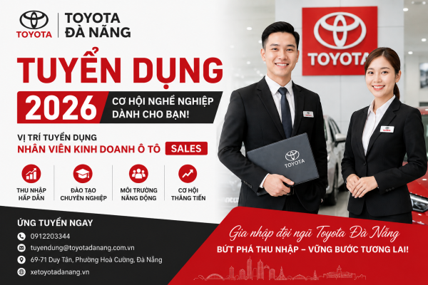 toyota đà nẵng tuyển dụng